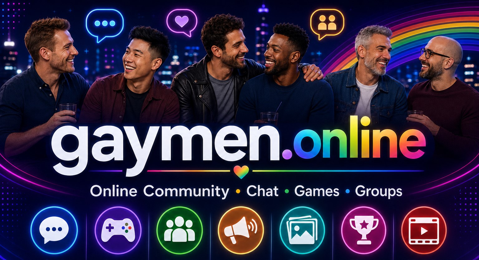 GayMen.Online — online community, chat, games and groups